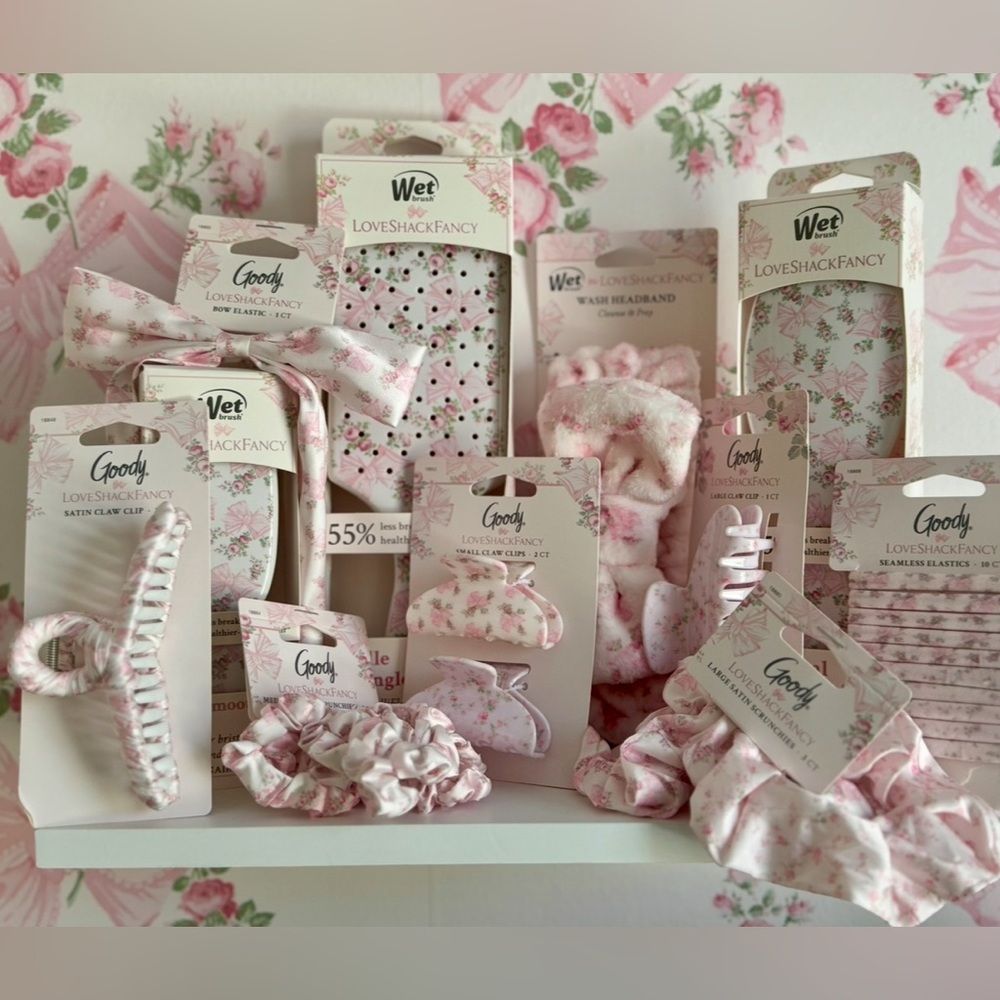 LoveShackFancy x Goody Large Claw Clip in Pink